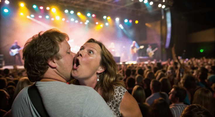 How a Kiss Cam Glitch Turned an 80s Rockstar’s Night Upside Down | Insights from Music Charts