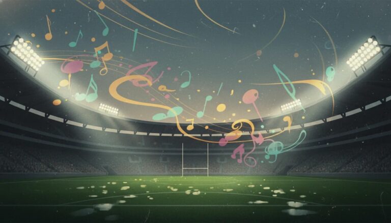Floodlights Barely Glowing: A Dreamy Football Night Through Music Charts
